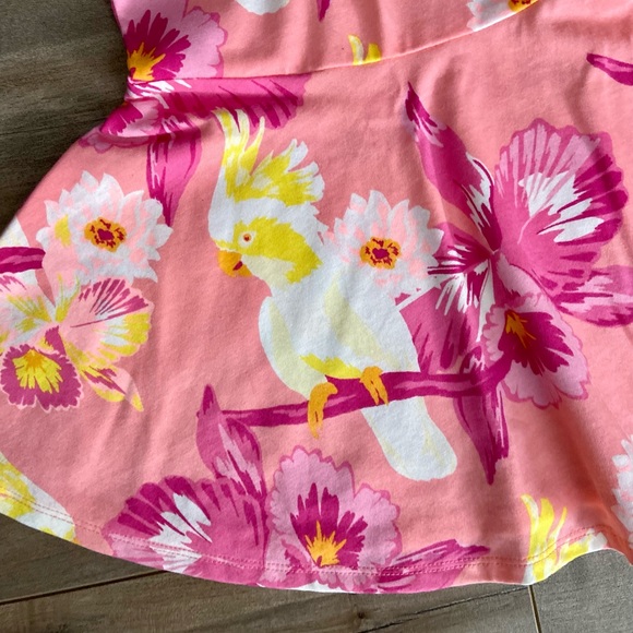 The Children's Place Baby Girls Sleeveless Tropical Print Skater Dress - Picture 4 of 6